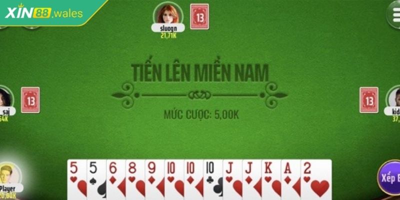 Tiến lên Xin88 - Luật Chơi Bài Tiến Lên Chi Tiết Dễ Hiểu 1 Giới thiệu game Tiến lên Xin88